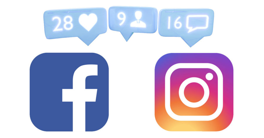 Icons für Instagram Anleitung - Facebook Anleitung mit Facebook ADs und Instagram Tipps- weißer Hintergrund. Und für Online Kurs erstellen bzw. Onlinekurse erstellen.