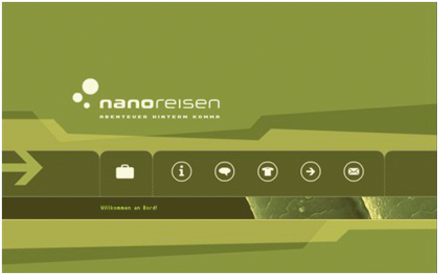 Screenshot von www.nanoreise.de