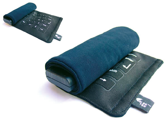 Elek Tex® Wireless Fabric Keyboard, Courtesy of Eleksen