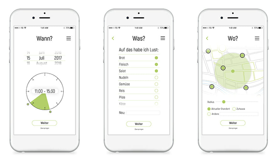 n‘eat, ein Service Design App Projekt von Niklas Köhnlechner